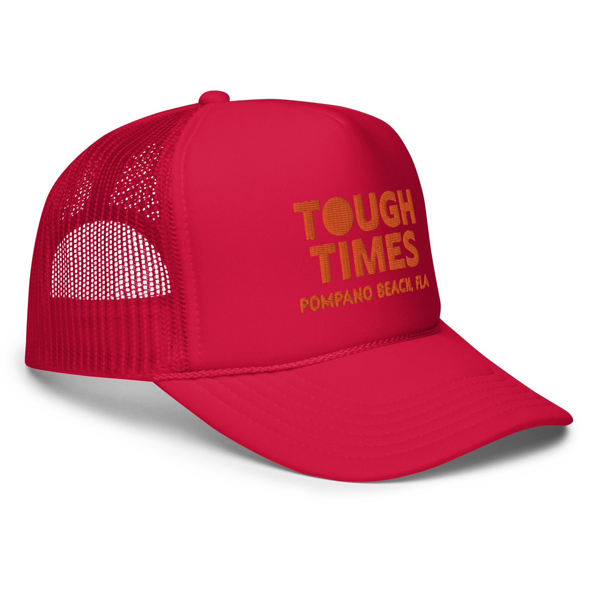 Youth Red/Black Super Bowl LVI Foam Front Trucker Snapback Hat